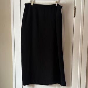 Ashley Stewart Classic Black Maxi Skirt